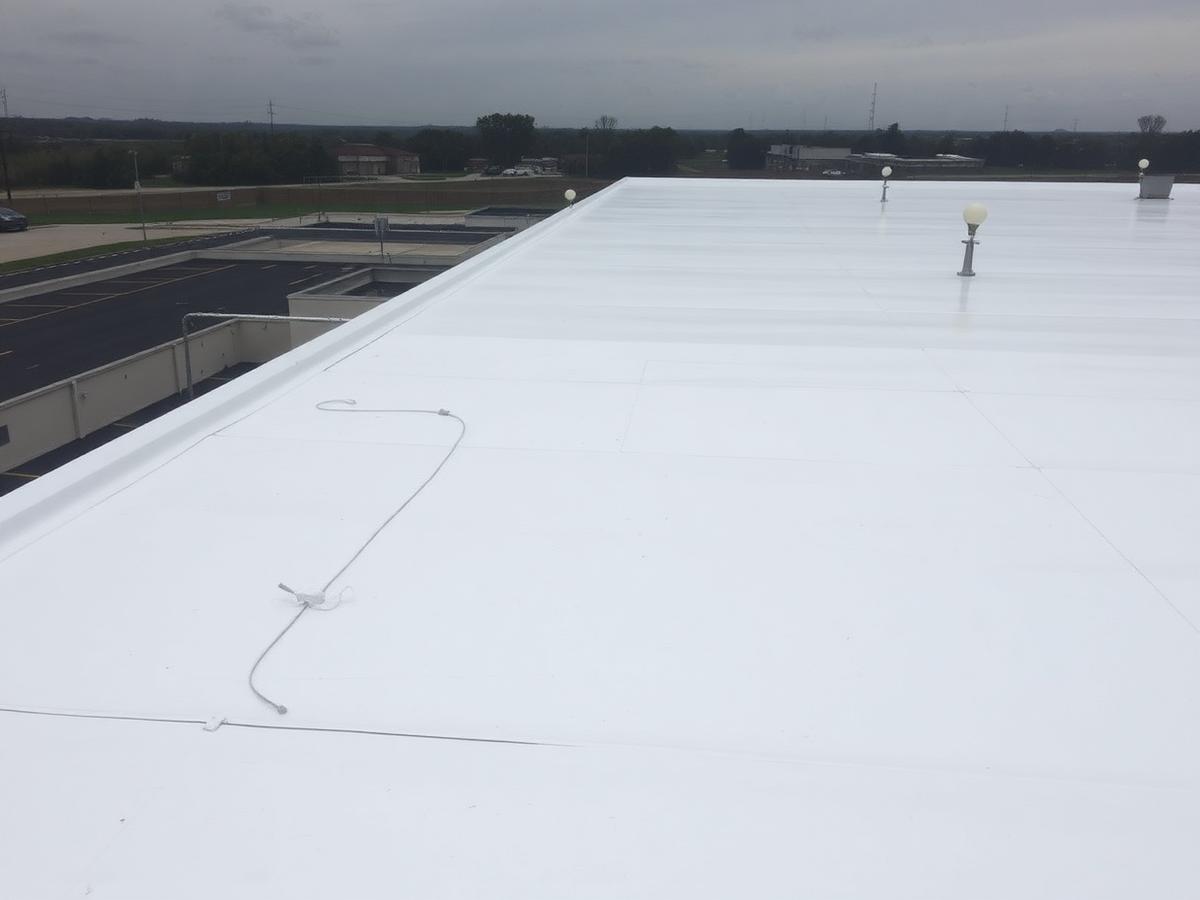 Commercial TPO replacement in Orlando, FL after completion